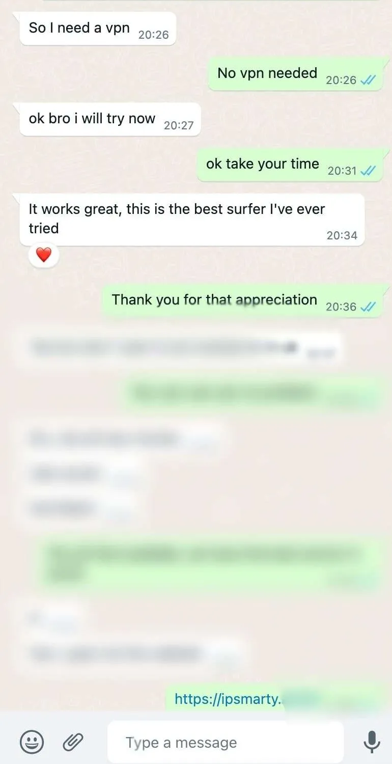 Marinios IPTV customer support conversation 2